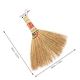 thumbnail image 2 of Mobestech Handwoven Small Whisk Broom with Ergonomic Handle Durable Sorghum Straw Sweeper for Household, 2 of 6