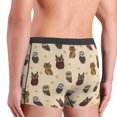 thumbnail image 4 of Men's Boxer Briefs, Cute Star Owl Soft Comfy Mens Underwear Boxer Briefs Breathable With Widen Waist, 4 of 7