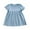 A-1228Blue, variant on MEZZALL Girls Summer Casual Dress Solid Color Elastic Waist Solid Color Comfortable Play Outfits Toddler Kids 2-11 Lightweight Breathable Dailywear Cute / 3-4 Years
