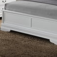 thumbnail image 5 of Glory Furniture Louis Phillipe Queen Bed in White Color, 5 of 5