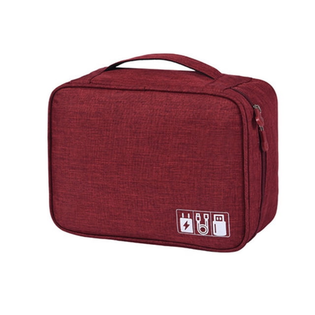 Bolsa de viaje organizadora de electrónica para accesorios de cable bolsa de almacenamiento