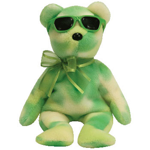 lime green teddy bear