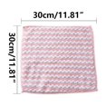 thumbnail image 4 of Yoloke Absorbent Microfiber Cleaning Cloth Lint Free Thick Microfiber Towels Dish Rags Colored Stripes Reusable Microfiber Cleaning Rags for Kitchen, Bathroom, Car, 4 of 4