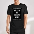 thumbnail image 4 of Playera Personalizada con Estampado Frontal y Trasero, Añade tu Texto/Foto/Logo/Diseño, 100% Algodón para Hombre, Impreso en México, Negro, Talla Mediana (M), 4 of 8