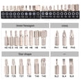 thumbnail image 5 of Wrench socket,Preset Torque Wrench 1 Utility Tool 1/4 Preset Torque In 1 Utility Torque Wrench Socket 35 In 1 Combination 35 In Toolbox Hand Tool Bit Combination 35 Wrench Socket Bit Rookin, 5 of 6