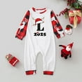 thumbnail image 1 of Baby Family Matching Christmas Pajamas Set Letter Print Parent Child Outfit, 1 of 9