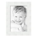 thumbnail image 2 of ArtToFrames 14" x 21" White Shatter Modern Picture Frame, 14x21 inch White Wood Poster Frame (WOM-5270),  Pack, 2 of 7
