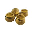 thumbnail image 6 of 6Pcs Mini Cauldron,Witch Calderon Pot Buckets with Handle,Novelty Candy Coins Kettles,for Party Decoration Favors Shamrock Themed Candy Party Supplies, 6 of 6