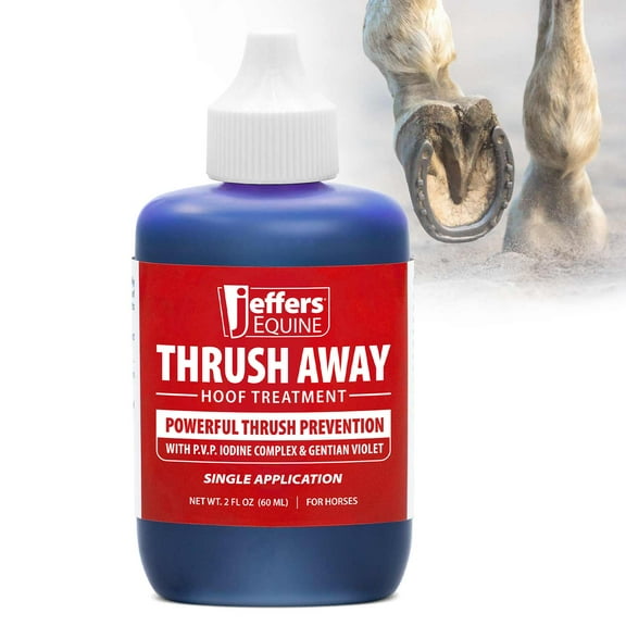 Jeffers Thrush Away Hoof Treatment for Horses and Livestock, 2 oz