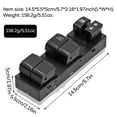 thumbnail image 1 of Electric Power Car Window Switch Plastic Front Left Window Switch Exquisite Car Window Switches Panel Compatible for Nissan Cube 2009-2014 OE 25401-1FC0A, 1 of 9