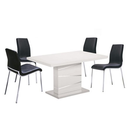 New Spec Cafe 445 Rectangular 5 Piece Dining Table Set New Spec Cafe 445 Rectangular 5 Piece Dining Table Set