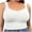White, variant on Longline Bras for Women Plus Size Wide Straps Comfortable Wirefree Bralettes Quickly Dry Built in Bra Tank Tops,White,XXL