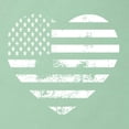 thumbnail image 5 of Wild Bobby USA Flag Heart Americana/American Pride Women Racerback Tank Top, Mint, Large, 5 of 5