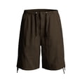 thumbnail image 6 of Breezora Women’s Baggy Cargo Denim Shorts – Wide Leg Knee Length Shorts with Pockets & Drawstring Waist, 6 of 6