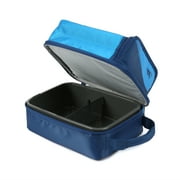 Arctic Zone Expandable HardBody Lunch Box with Hard Liner and Adjustable Divider, Blue