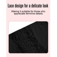 thumbnail image 5 of 3Pack Women's High Waisted Panties Moderate Tummy Control Shapewear Panties Stretch Lace Briefs for Women, 5 of 7