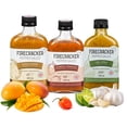 thumbnail image 1 of FIRECRACKER PEPPER SAUCE 3 PACK - TRIO Lumineux et Audacieux, 1 of 15