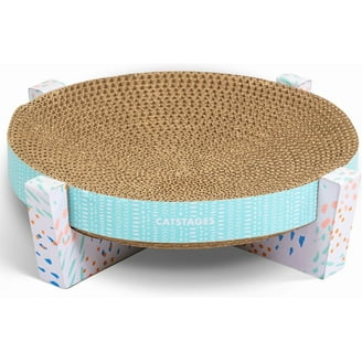 Necoichi Cozy Cat Scratcher Bowl, Beige - Walmart.com