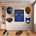 thumbnail image 4 of White Handmade Safe Wall Mounted Basketball Display Stand Handmade Shaped Ball Rack Storage with Screws Wall Mounted Hand Held Display Stand for Basketball, Soccer Ball, Volleyball and More, 4 of 6
