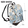thumbnail image 2 of Fotbe Animals Travel World Map Mochila Bolso con Estampado para Mujer, Mochila Antirrobo de Nylon Impermeable, Bolsa Ligera de Hombro, 2 of 4