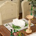 thumbnail image 2 of St. Patrick''s Day Placemats 12x18 Inch Set of 4 Plaid Shamrocks Heart Table mats Farmhouse Rustic Holiday Kitchen Dining Table Decoration for Indoor Outdoor Dinner Party Décor GP119-18, 2 of 6