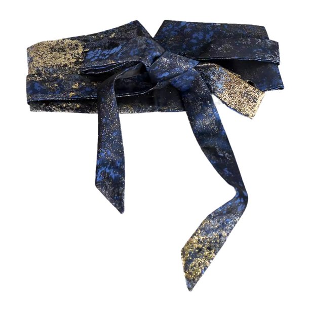 Cinturón envolvente de repuesto para mujer, ideal para vestidos y accesorios de ropa. Azul oscuro