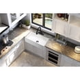 thumbnail image 3 of ANZZI Roine 36 In. Farmhouse Apron Front Man Made Stone Single Bowl Kitchen Sink in Matte White, 3 of 5