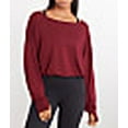 thumbnail image 3 of Body Up Womens Activewear Everywhere Cinched Hem Top Style-AW30431, 3 of 4