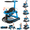 Blue, variant on INFANS 6-in-1 Baby Walker, Converts Push Car to Bouncer, Rocker with Music, Lights, Adjustable Height & Speed, Activity Center, Canopy for 7-18 Months