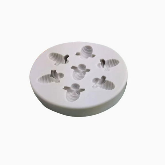 7-Cavity Honeycomb Bee Silicone Mold - Chocolate & Fondant Mold for Cake Decorating, Candy Making, and Edible Sugar Crafts