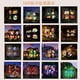thumbnail image 4 of Proyector navideño, 16 patrones, ondas 3D, enchufe estadounidense, 4 of 5