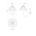 thumbnail image 5 of Alora Lighting Wv451808 Serena 11" Tall Bathroom Sconce - Matte Black / Opal Glass, 5 of 7