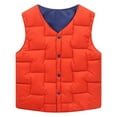 thumbnail image 1 of Mercatoo Manteau Sans Manches Doux Unisexe pour Tout-Petits Garçons Filles Veste Sans Manches Boutonnée Chaude Automne Hiver, 1 of 8