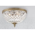 thumbnail image 6 of Crystorama Ceiling Mount 12" Wide Olde Brass Ceiling Light, 6 of 12