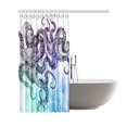 thumbnail image 2 of ARTJIA Hipster Octopus Shower Curtain 66x72 Inches Waterproof Polyester Fabric Bathroom Sets Home Decor, 2 of 3