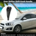 thumbnail image 2 of Perilla de cambio automático Unique Bargains para Chevrolet Sonic 2012-2017 No.42539376/95179700 perilla del cambio de marcha cubierta de bota de palanca de cambios de plástico, 2 of 6