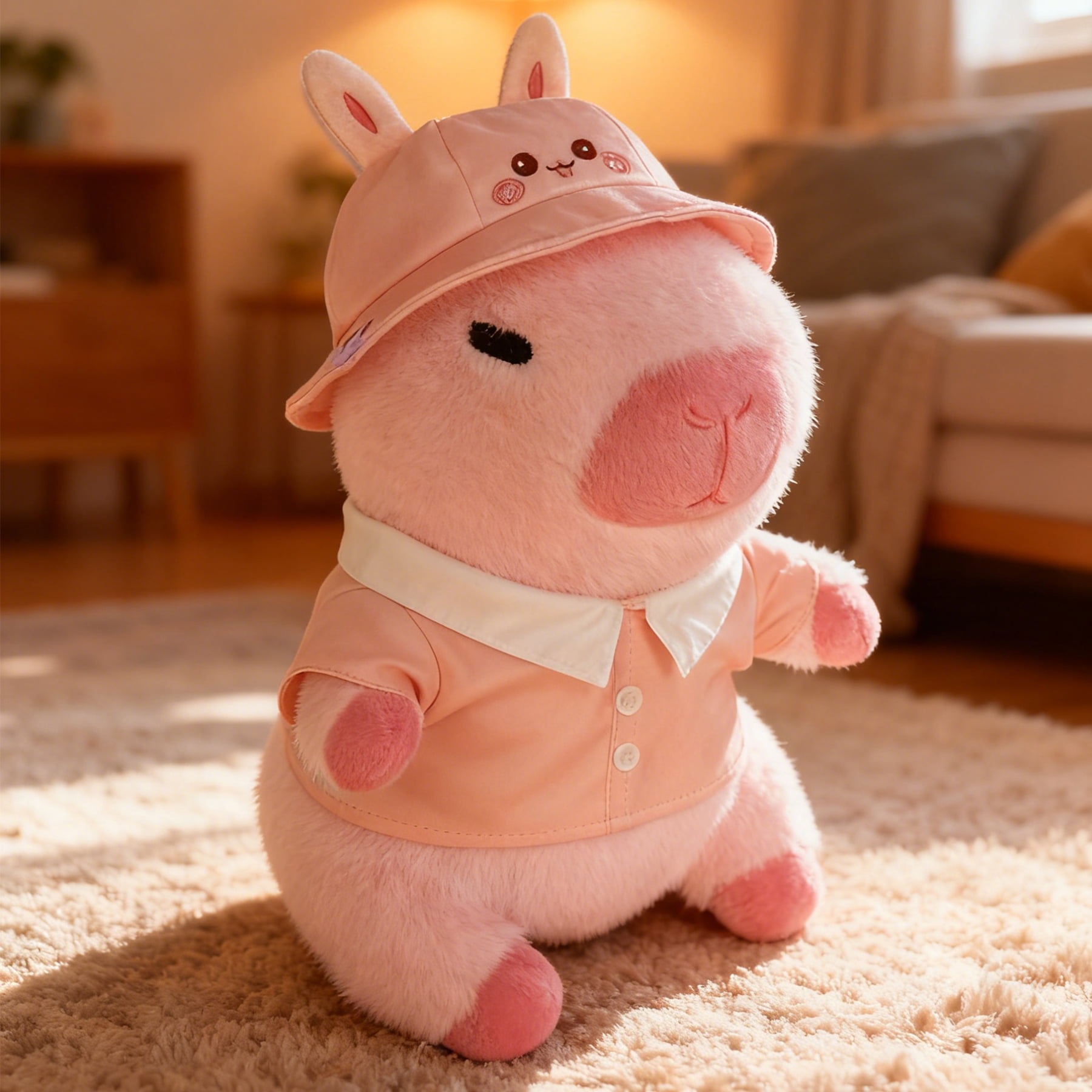 12 Pcs of Stuffed Animal Clothes for 12 in Capybara Plush Toys Dress Up,Capybara Plush Clothes & Accessories Set,for Birthdays/Christmas