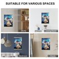 thumbnail image 3 of Sword Art Online Poster Hanger Art, Japanese Anime Scroll Poster, Wood Magnet Poster Frame for Bedroom Living Room Dorm, 3 of 8