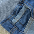 thumbnail image 4 of Kids Jeans for Boys 4-16 Slim Boys Baggy Jeans, Wide Leg Elastic Waist Denim Pants Loose Fit Trousers Vintage Y2K Streetwear Drawstring, 4 of 9