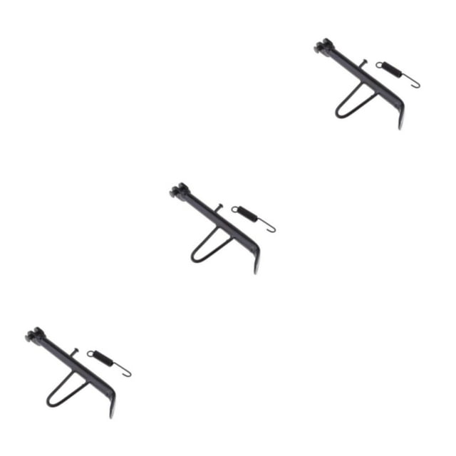 VONKY Support de Moto en Métal Résistant à la Rouille Facile à Installer Résistant à l'Usure Noir 16cm 3Set