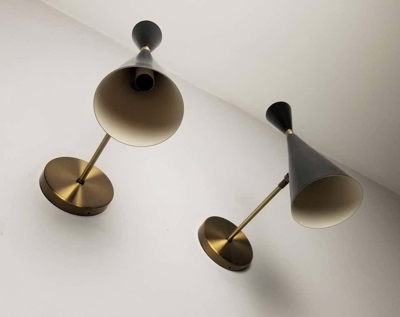 Monolith Brass Wall Scones Lamp Wall Lighting Wall Fixture Set Of Two