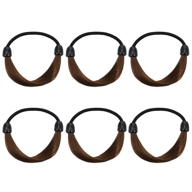 MIANGASTORE 6 Pcs Élastiques à Cheveux Cordes à Cheveux Attaches de Queue de Cheval Coiffe Porte-Queue de Cheval