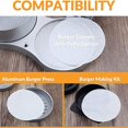 thumbnail image 2 of 500 Pcs Papers for 4.5 Inch Burger Press Hamburger Round Separators Non-Stick Heat Resistant Lunch, 2 of 5