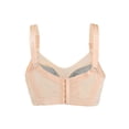 thumbnail image 2 of INSPIRE CHIC Women's Lace Front Full Coverage Push up Underwire Cami Bra Beige 44 Fit 42C/D, 2 of 5