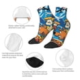 thumbnail image 5 of Lsque Scooby-Doo Printed Crew Socks, Moisture-Wicking Socks, Athletic Socks for Men Breathable Cushion Socks Casual Sport Socks for Running Traveling, 5 of 6