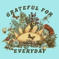 thumbnail image 2 of Junior's Lost Gods Grateful for Everyday  Racerback Tank Top Cancun Large, 2 of 4