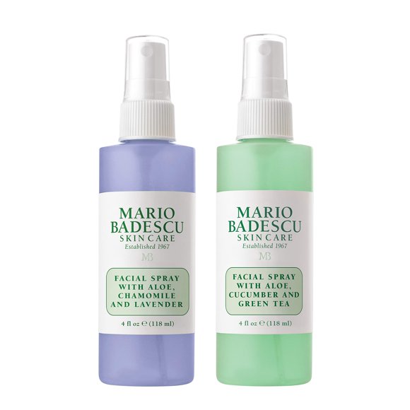Set de spray facial Mario Badescu, aloe, manzanilla y lavanda, 120 ml