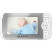 Angle View: Motorola - Lux64 4.3" HD WiFi Video Baby Monitor - white