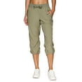 thumbnail image 3 of RBX Active Women's Lightweight Woven Capri Pant With Pockets, 3 of 5