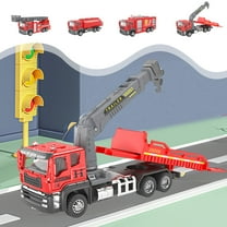 Oefntac Boys Toys Age 4-6 Inertial Alloy Engineering Vehicle Series for Boys Excavator Concrete Tanker Truck and Bulldozer Toys for Ages 3-6